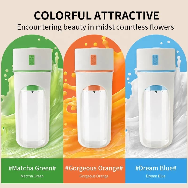 Small Hand-cranked Juice Cup Mini Electric Juice Extractor Wireless Charging Usb Multi-function Juice Extractor 6
