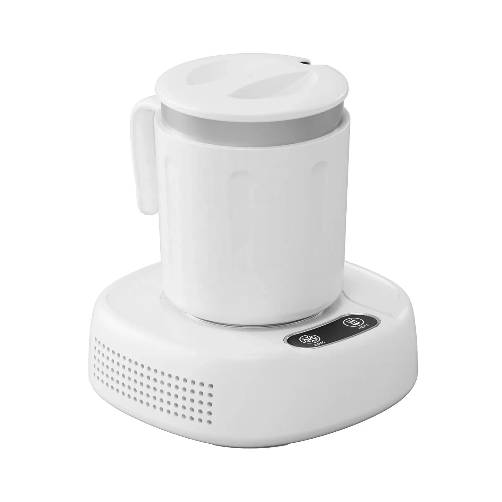 Fast Cooling Cup Cooler Heater with Handle Smart 2-in-1 Beverage Chiller Warmer Set with Touch Control for Coffee Tea Beer 7