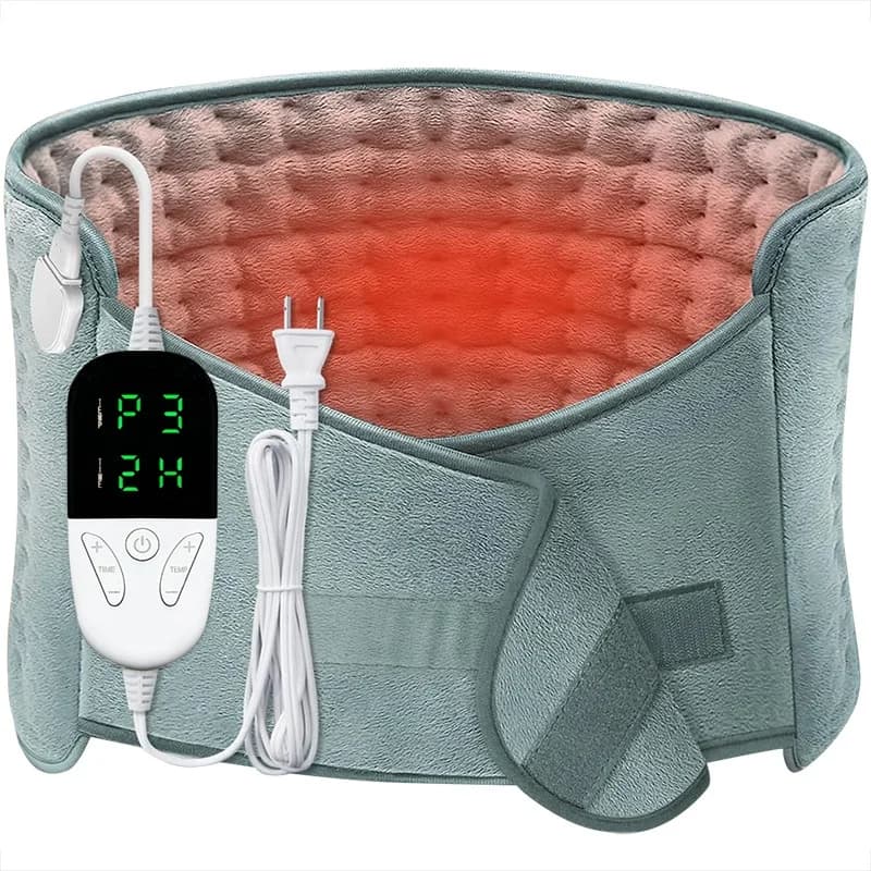 Heating Lumbar Support Belt Multi-functional Timer Controlled Electric Blanket Home Use Warming Blanket Heated Lumbar Pad 7