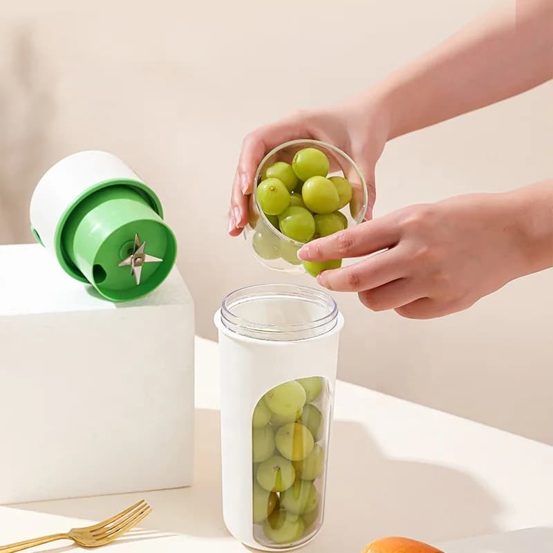 Small Hand-cranked Juice Cup Mini Electric Juice Extractor Wireless Charging Usb Multi-function Juice Extractor 4