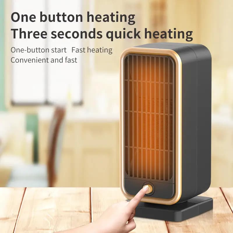 The New Lightweight Portable Heater Vertical Home Electric Heater Electric Heater One Key to Make Warm Three Seconds to Heat up 3