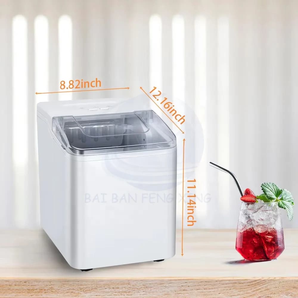 Mini Automatic Ice Maker Household Small Dormitory Portable Student One Person Ice Maker 4