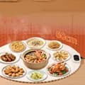 New Extra-Large Round Food Warmer Mat Silicone Soft Foldable Heating Placemat Oil-Resistant Waterproof Smart Meal Insulation Pad