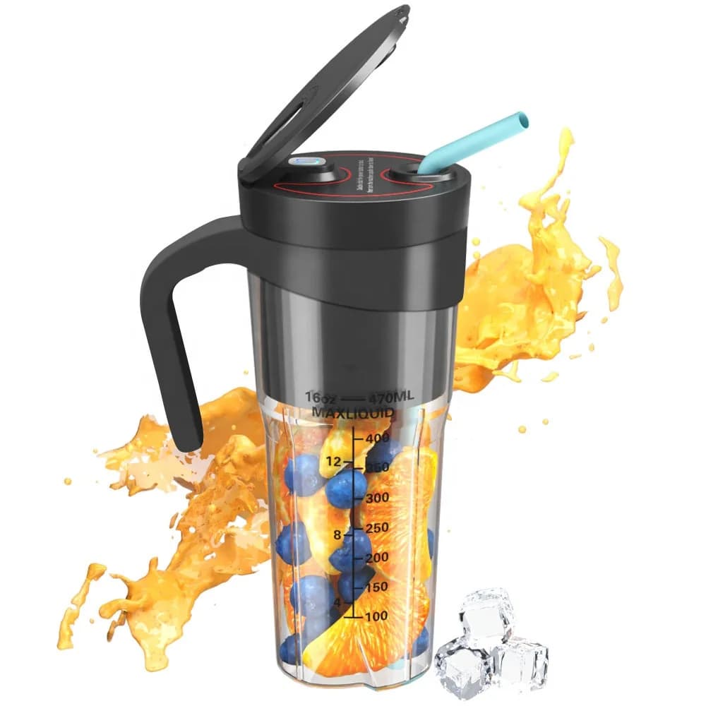Wireless Portable Large-capacity Mini Electric Juicer Multi-function Easy to Operate Juice Cup Kitchen Efficient Mixing Cup 3