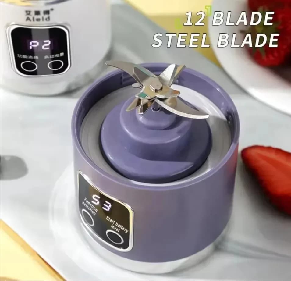 New High-end Juicer Home Crushed Ice Juicing Cup USB Charging Portable Juice Machine Easy to Operate Outdoor with the Cup 6