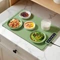 Electric Silicone Food Warmer Plate Rapid Heating Constant Temperature Plate Foldable Multi-Functional Insulated Touch-Control