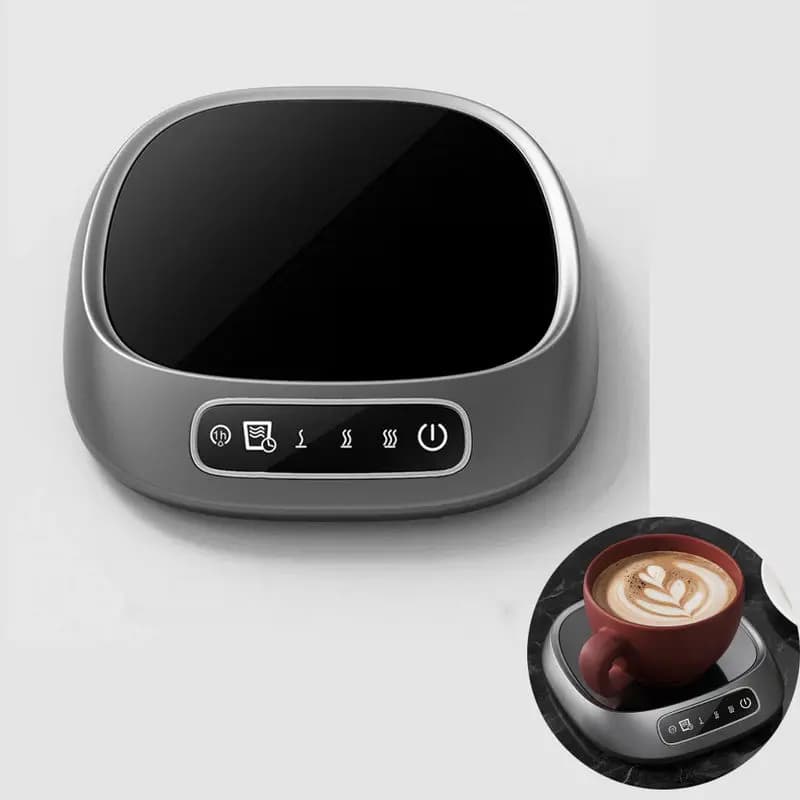 Adjustable Electric Cup Warmer Pad Thermostatic Heated Coaster for Coffee Tea Milk Water USB/Battery Powered Available 6