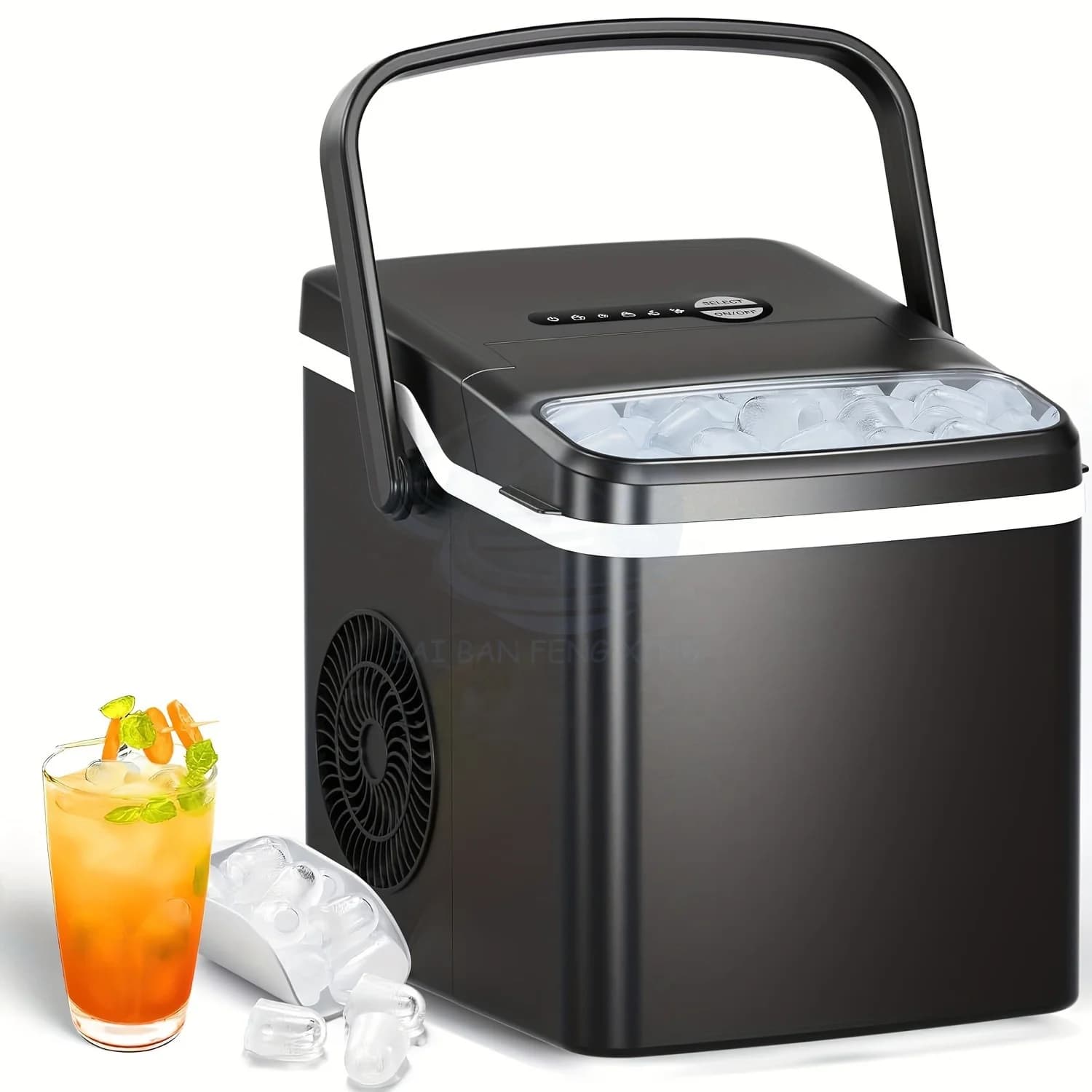 Energy Saving and Power Saving Large Capacity Ice Storage Home Ice Maker Multi-scenario Application Fast Ice Machine 2