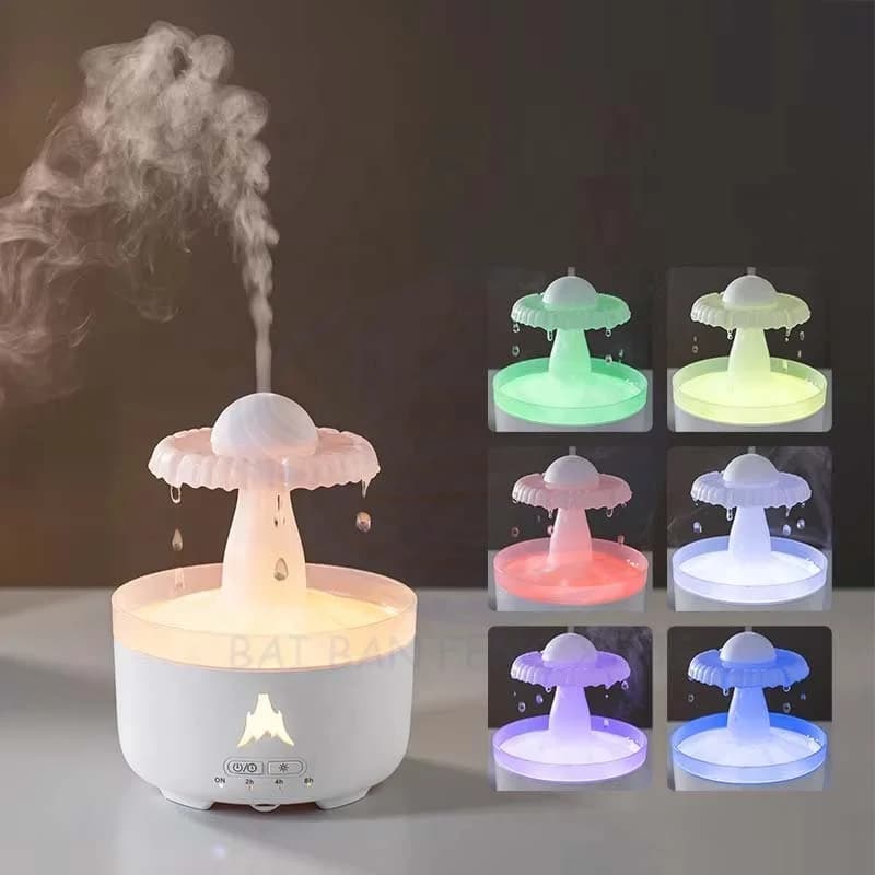 New Raindrop Aromatherapy Diffuser Home Use Large Mist Volume Desktop Humidifier Creative Aromatherapy Diffuser 3