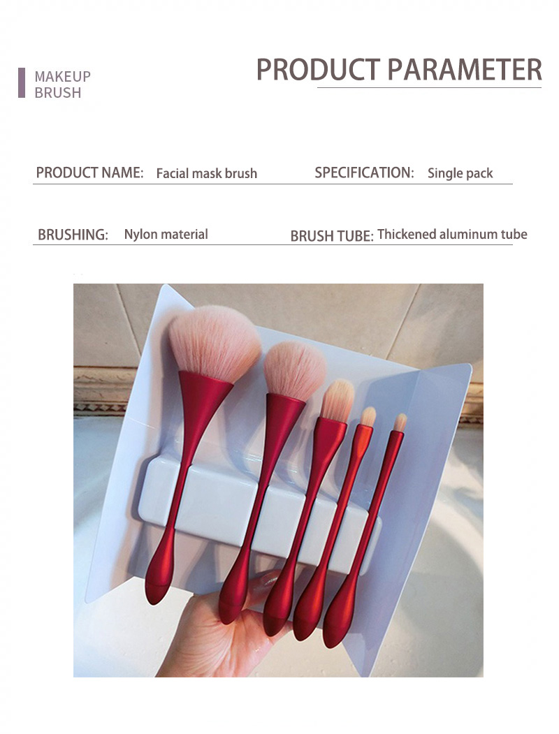 5 pcs makeup brush set