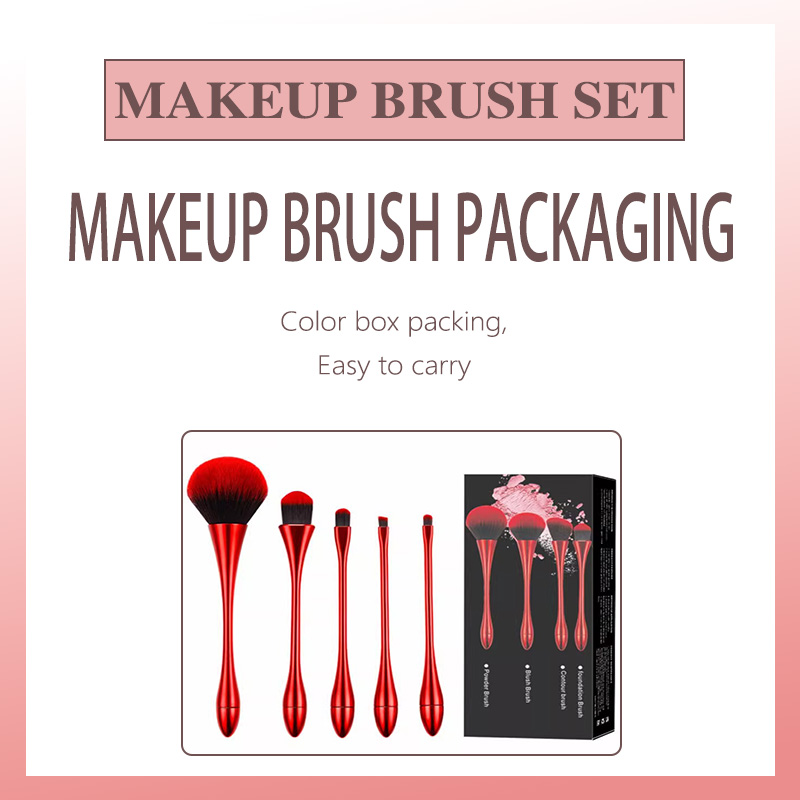 5 pcs makeup brush set